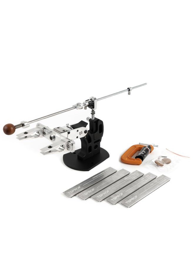 TSPROF Pioneer Sharpening Kit, Knife Sharpener, Knife Sharpening Kit for Kitchen, Folding, Tourist and Multitool Knives, Compact Knife Sharpening Device - Image 1