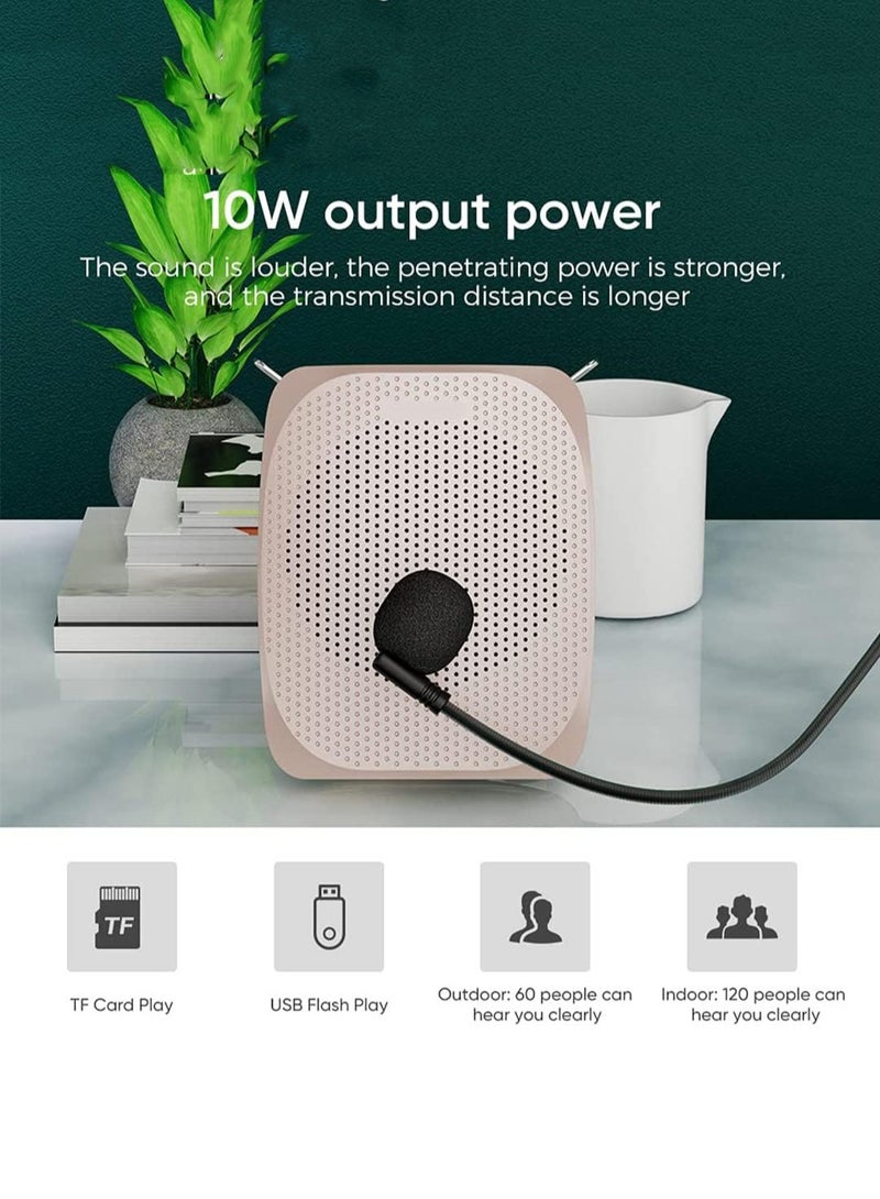 Arabest Portable Voice Amplifier, Personal Speaker with Microphone Headset and Waistband, Rechargeable Personal Amplifier for Teachers Tour Guides Coaches Yoga Fitness (Black) - Image 3