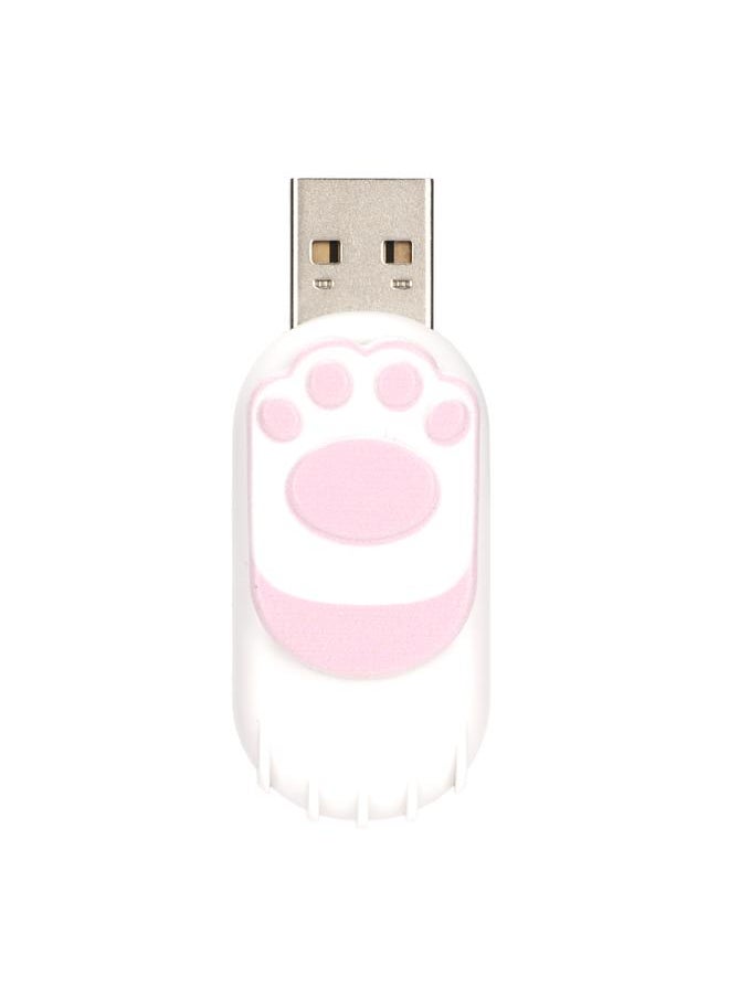 Thoraya Cat claw cute USB flash drive cartoon cute USB flash drive customized personality creative gift small mini car USB flash drive knob type princess pink 16GB  - Image 1
