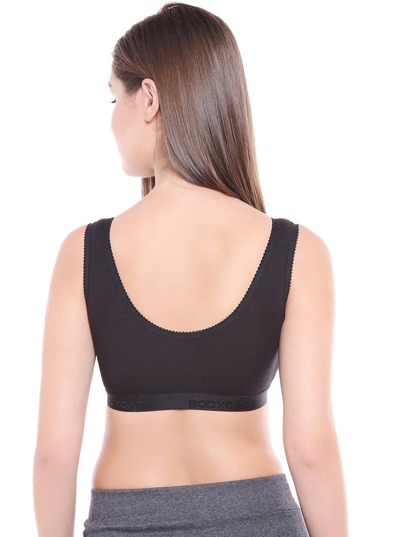Bodycare Sports Bra with broad shoulder strap- Pack of 1 - Image 2