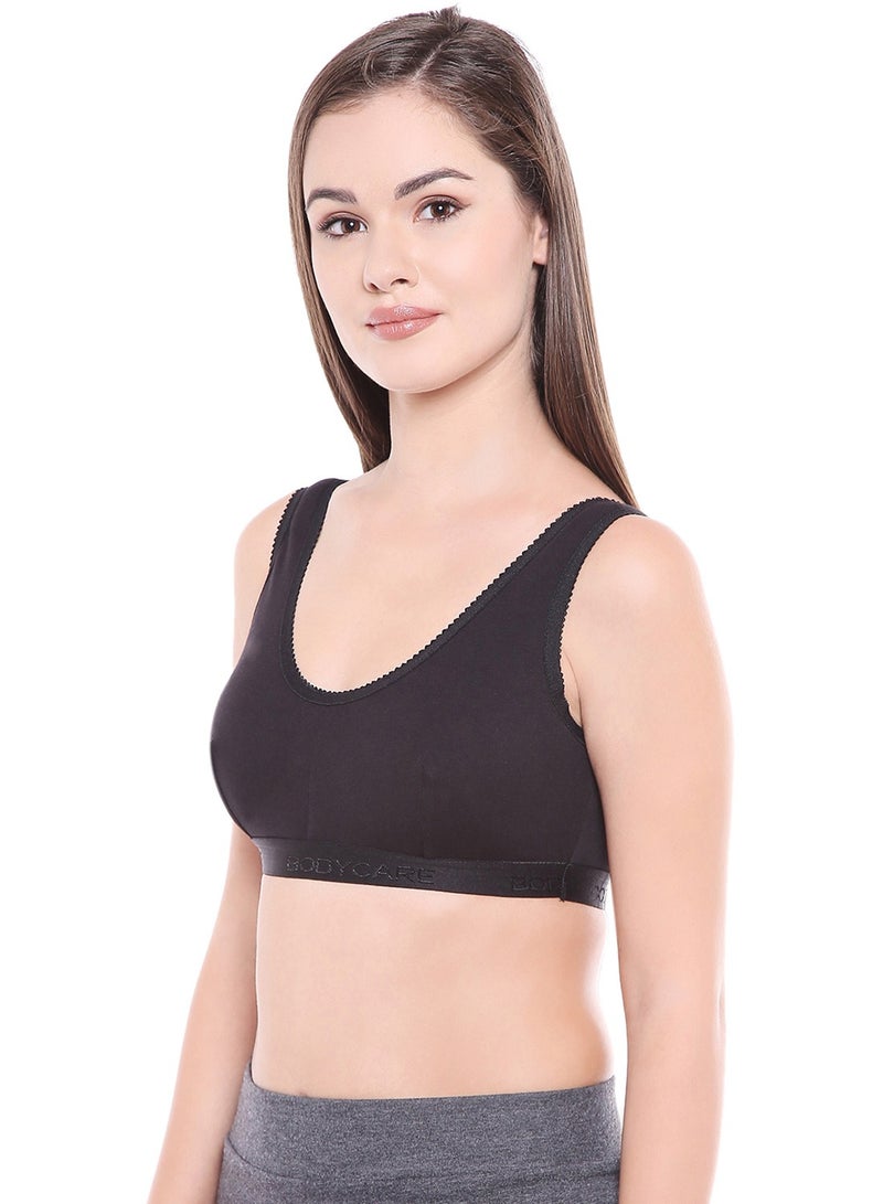 Bodycare Sports Bra with broad shoulder strap- Pack of 1 - Image 3