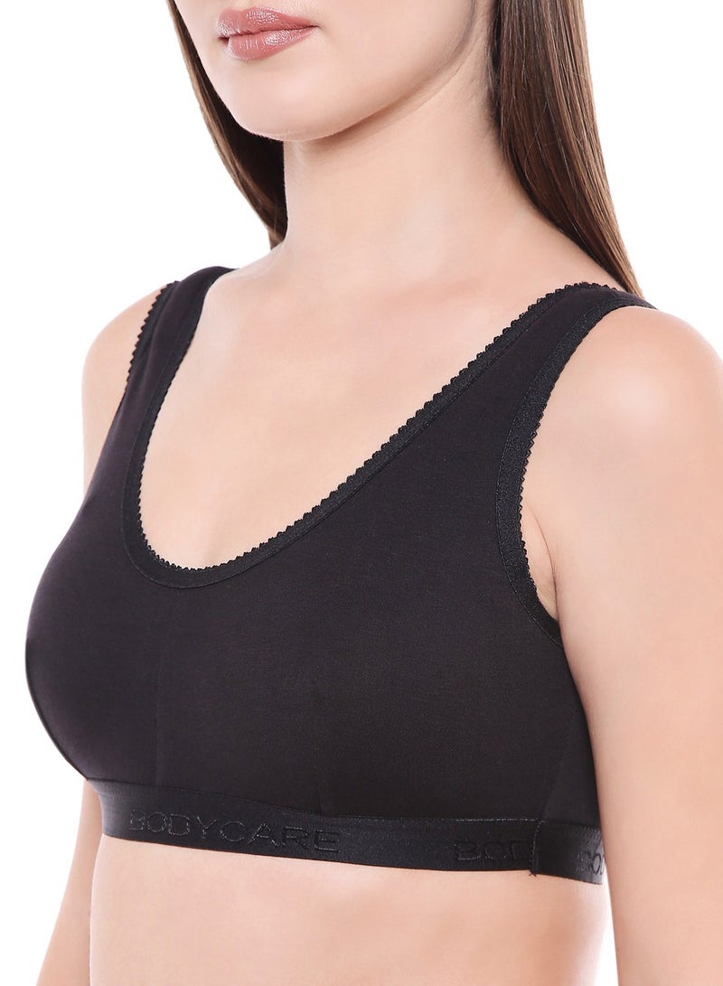 Bodycare Sports Bra with broad shoulder strap- Pack of 1 - Image 4