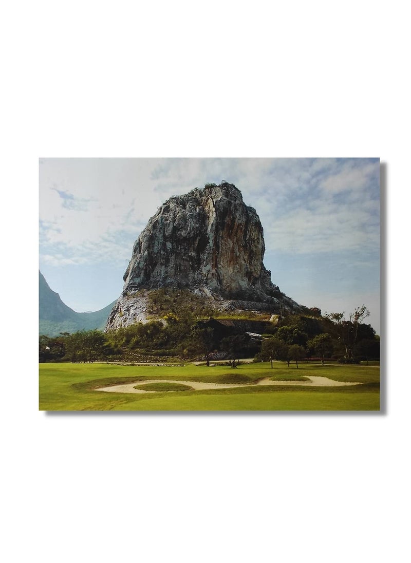 Plus Value Plus Value Rock Mountain Painting Vastu Feng Shui Canvas Paintings Print for Home Bedroom Living Room Office 24 x 16 inches  - Image 4