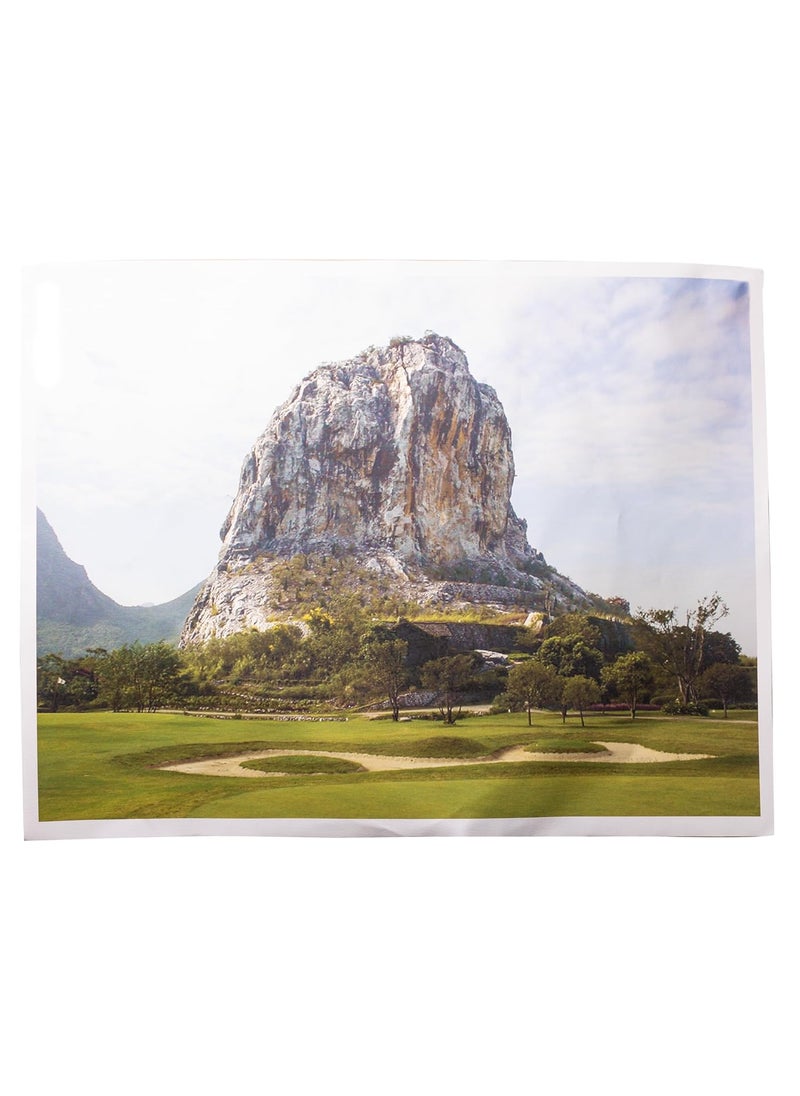 Plus Value Plus Value Rock Mountain Painting Vastu Feng Shui Canvas Paintings Print for Home Bedroom Living Room Office 24 x 16 inches  - Image 1