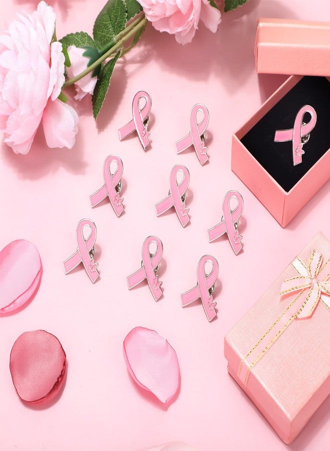 تونديامو دبابيس تنديامو الوردية للتوعية بسرطان الثدي، دبابيس شريط سرطان الثدي لبروش المجوهرات، حملة خيرية لجمع التبرعات (فراشة، 200 قطعة) - Image 4