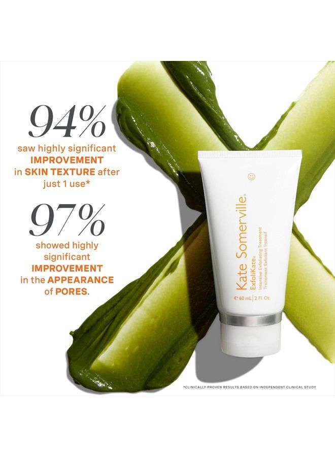 Kate Somerville ExfoliKate Intensive Exfoliating Treatment – Salicylic Acid and Lactic Acid Super Facial Scrub Improves Texture and Pores, 2 Fl Oz - Image 5