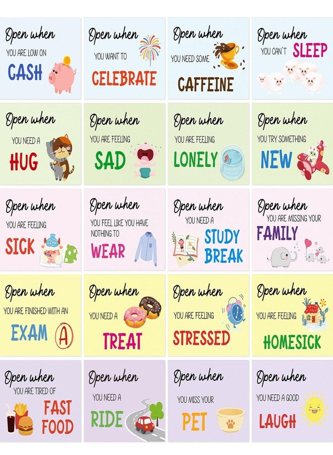 Fancy Land 25 Pcs Open When Envelopes Long Distance Relationship Gifts - Image 1