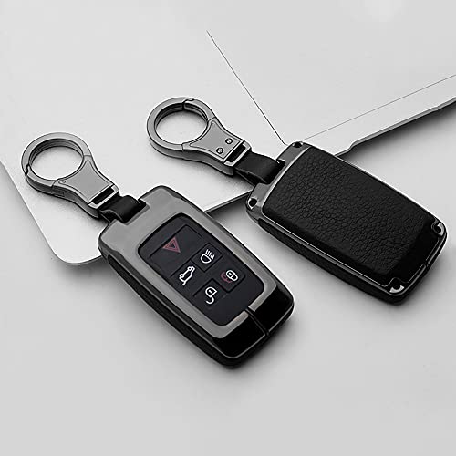 ontto Key Fob Cover Case Compatible with Land Rover Fit for Range Rover Black - Image 2