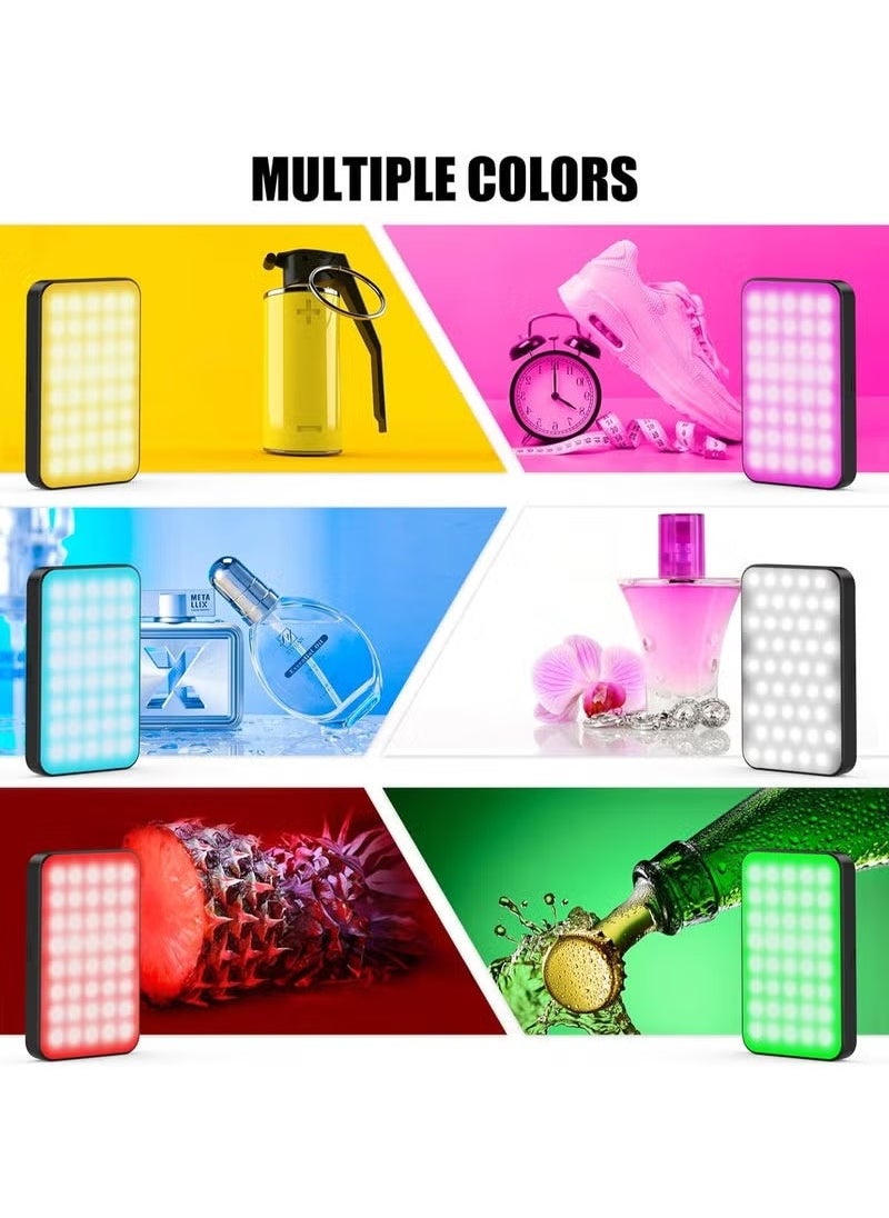 TIGER RGB LED Video Light for Live Streaming, Photography & Vlogging – 3000mAh Rechargeable Portable Camera Light with 0-360° Full Color, Adjustable Brightness, CRI 95+, 3000K–6000K Bi-Color Temperature – Lightweight LED Lighting for Video Conference, YouTube, TikTok  - Image 3