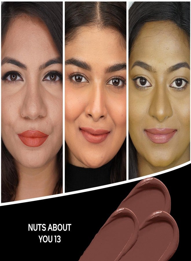 فاسيسكانادا أحمر شفاه كريمي مطفي مريح من فيسز كندا - ناتس أباوت يو، 4.2 غرام | ثبات طويل | لمسة نهائية كريمية مطفية | لون غني | ترطيب وتغذية فائقة | تطبيق سلس بمسحة واحدة - Image 2