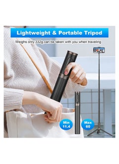 Portable Mini Selfie Stick with Rotatable Handle and Extendable Distance Universal Phone Holder with Stable Tripod Base Wireless Camera Remote Control Multifunction for Outdoor Photography - pzsku/ZA09780C2764D6378442CZ/45/_/1732518778/fe8a7083-3151-4ae7-9994-dbf0f48c2f27