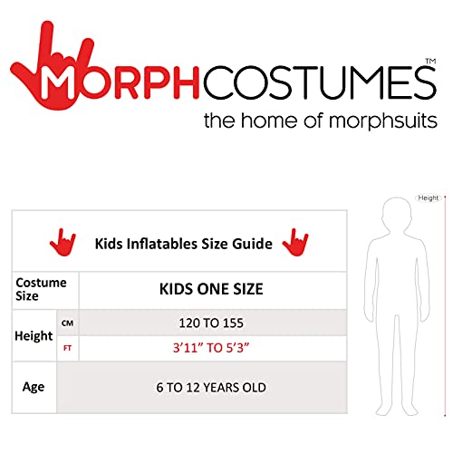 Morph Skeleton Inflatable Dinosaur Costume Kids, Blow Up Dinosaur Outfit for Boys, Boys Halloween Costume, Halloween Costumes for Kids - Image 4