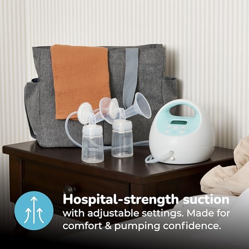 Spectra Baby S1 Plus Premier Rechargeable Breast Pump with Grey Tote Premium Accessory Kit - 24 mm - Image 3