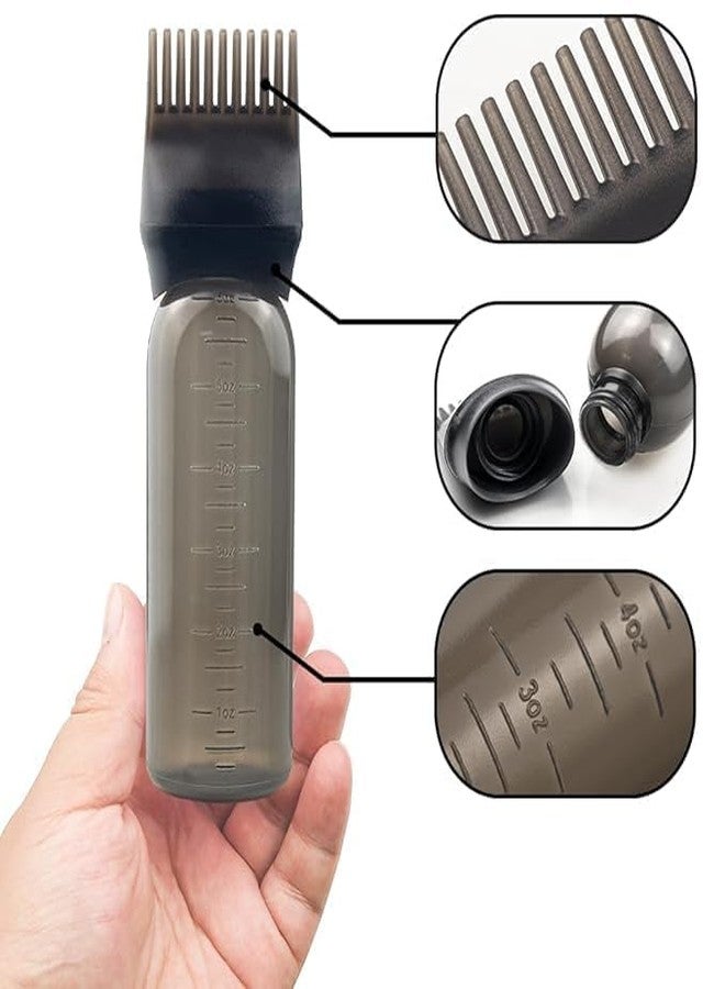 ETSAP Hair oil applicator bottle with comb root hair oil applicator for scalp | Hair oil dispenser bottle hair oil bottle empty hair root applicator bottle for hair oiling & hair dye application tool - Image 3