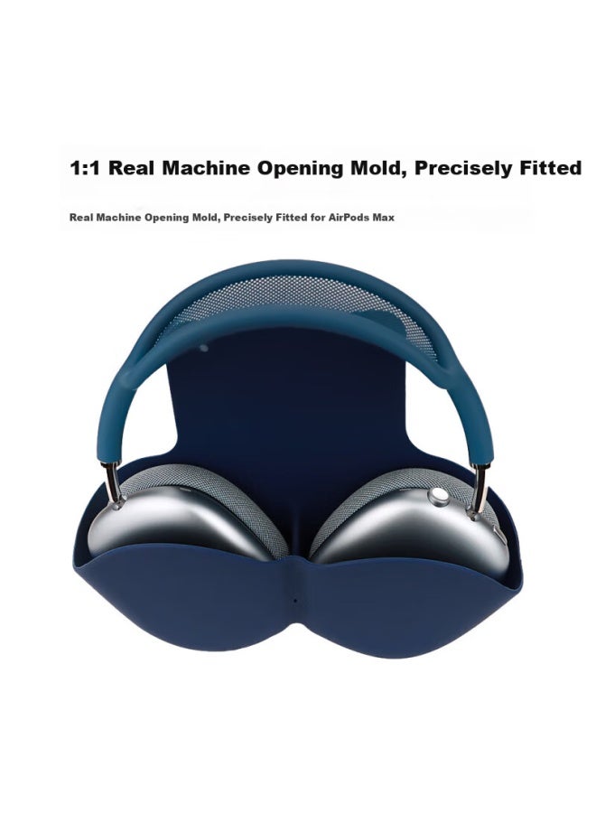 Kmaxai Sleep Case For Apple Airpods Max, Headphone Silicone Protective Cover, Ultra-thin Shell, Scratch-resistant And Shockproof, Simple Soft Case, Black - Image 3