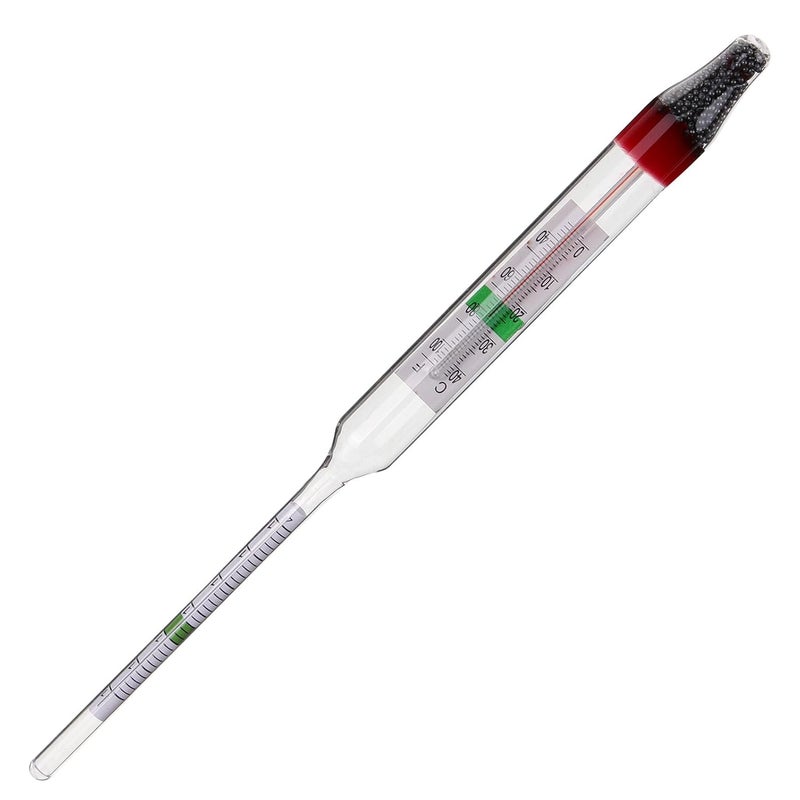 مجموعة مقياس كثافة الملوحة من ULTECHNOVO لأحواض أسماك الزينة مع أسطوانة متدرجة بلاستيكية سعة 100 مل، جهاز قياس ملوحة المياه المتنقل لقياس ملوحة المياه المائية وفحص مياه المسابح - Image 1