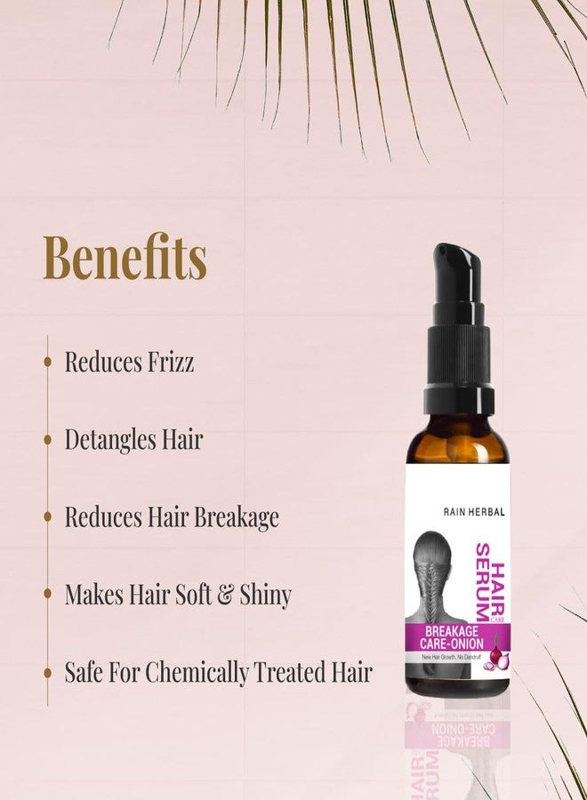 Rain Herbal سيروم رين هيربال للعناية بالشعر المتقصف بالبصل | يساعد على نمو الشعر، ويمنع القشرة | 30 مل - Image 2