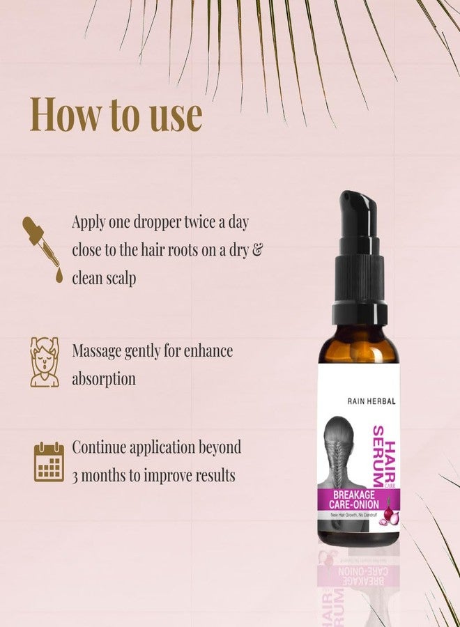 Rain Herbal سيروم رين هيربال للعناية بالشعر المتقصف بالبصل | يساعد على نمو الشعر، ويمنع القشرة | 30 مل - Image 4