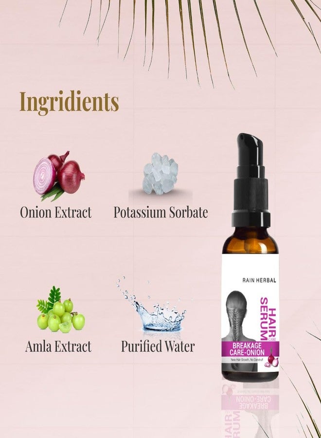 Rain Herbal سيروم رين هيربال للعناية بالشعر المتقصف بالبصل | يساعد على نمو الشعر، ويمنع القشرة | 30 مل - Image 3