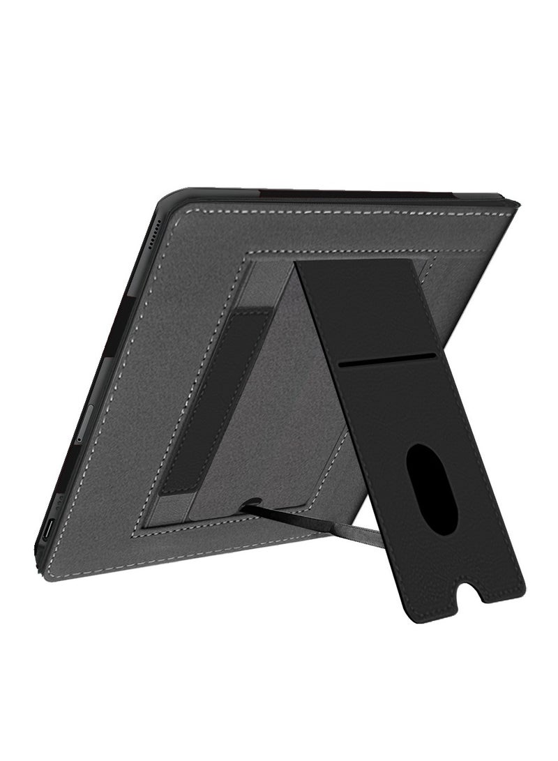general Hand Strap Smart Magnetic Case for Onyx Boox Leaf 2/Leaf3/Leaf3C 7 Inch E-Reader, Multi-Angle Stand Shockproof Ebook Cover - Image 3