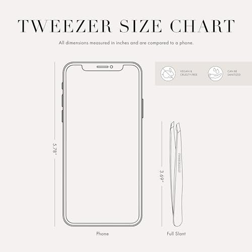 Tweezerman Stainless Steel Slant Tweezer Eyebrow Tweezers for Women and Men Pistachio - Image 3
