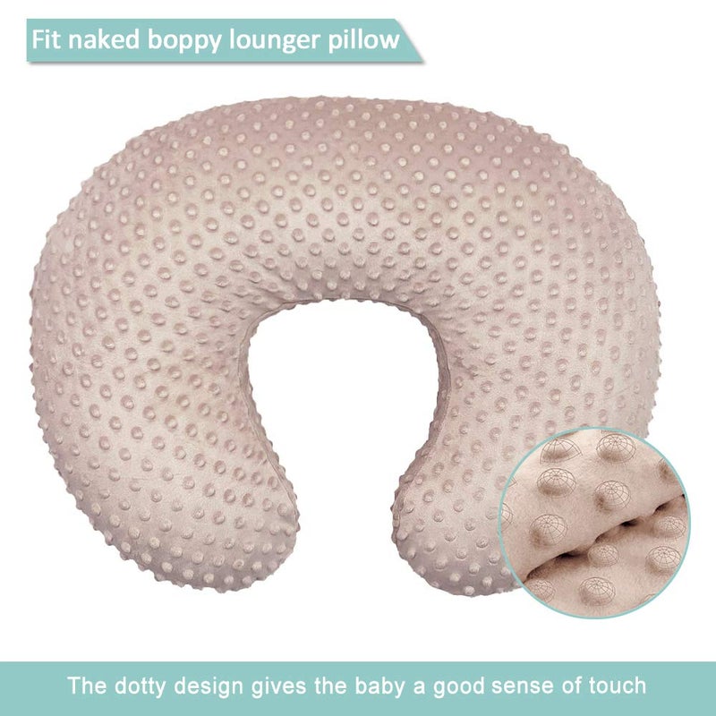 Owlowla Nursing Pillow Cover, Breastfeeding Pillow Slipcover Fits Nursing Pillow for Baby Boy Girl(Tan) - Image 2
