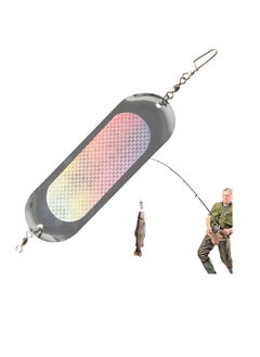 Excefore LED Fishing Lures, 2 Pcs Fishing Spoons Underwater, Deep Drop Lights, Teardrop Fishing Flasher, Fishing Flashers, Saltwater Trolling Deep Drop Fishing Light, LED Lighted Bait Flasher  - Image 2