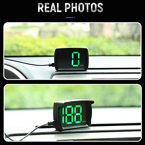 VJOYCAR G20 New GPS Speedometer Car Hud Head Up Display, Universal Auto MPH Digital Speed Gauge Cluster for Cars Truck Motorcycle ATV SUV Pick-up Scooter Golf Cart - Image 4