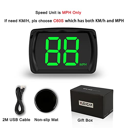 VJOYCAR G20 New GPS Speedometer Car Hud Head Up Display, Universal Auto MPH Digital Speed Gauge Cluster for Cars Truck Motorcycle ATV SUV Pick-up Scooter Golf Cart - Image 5