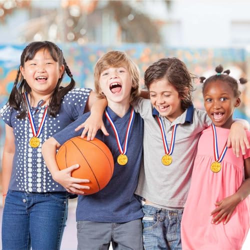 KISEER 40 Pieces Plastic Gold Winner Award Medals Bulk for Sports, Games Competitions, Party Favors and Decorations - Image 4