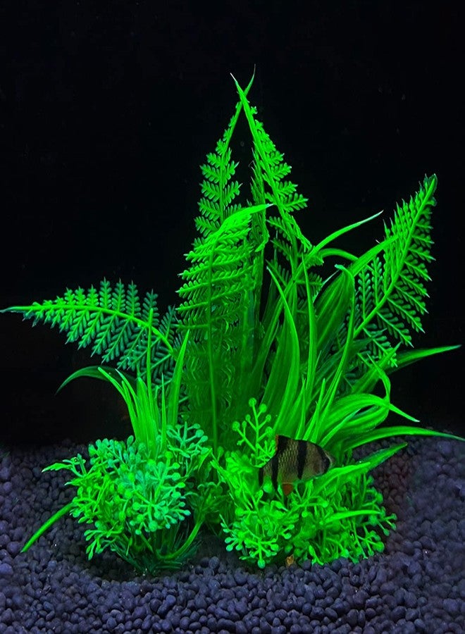 TANOMA Artificial Aquarium Plants Plastic, Fake Plants for Aquarium Fish Tank, Realistic Plant 10PCS - Image 4