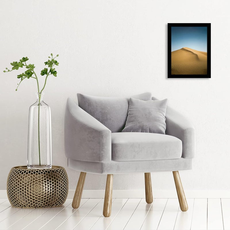 Americanflat 9x12 Picture Frame in Black - Composite Wood with Shatter Resistant Glass - Horizontal and Vertical Formats for Wall - Image 5
