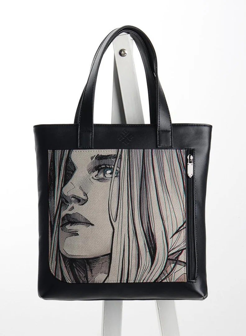 Leather Tote bag Wall Candy - Image 2