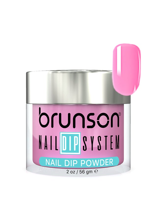 Nail Dip Powder Dip And Buff System Color 56gm, French Nail Art Starter Manicure Salon DIY At Home Odor Free And Long Lasting No Needed Nail Lamp Curing BDK152