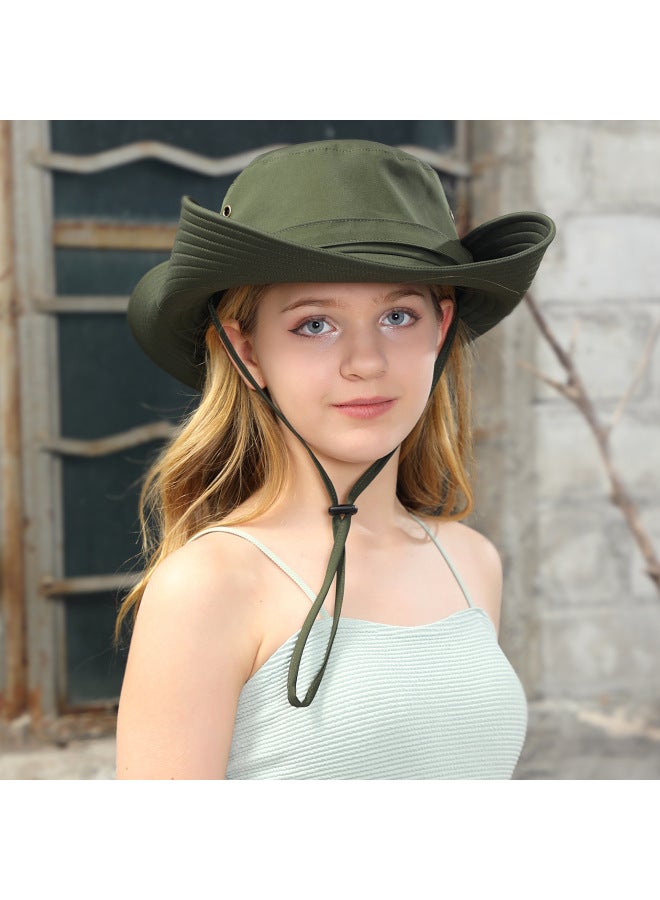 Summer Sun Hat Children's Uv Protection Upf50 Outdoor Mountaineering Oversized Brim Cycling Sun Hat