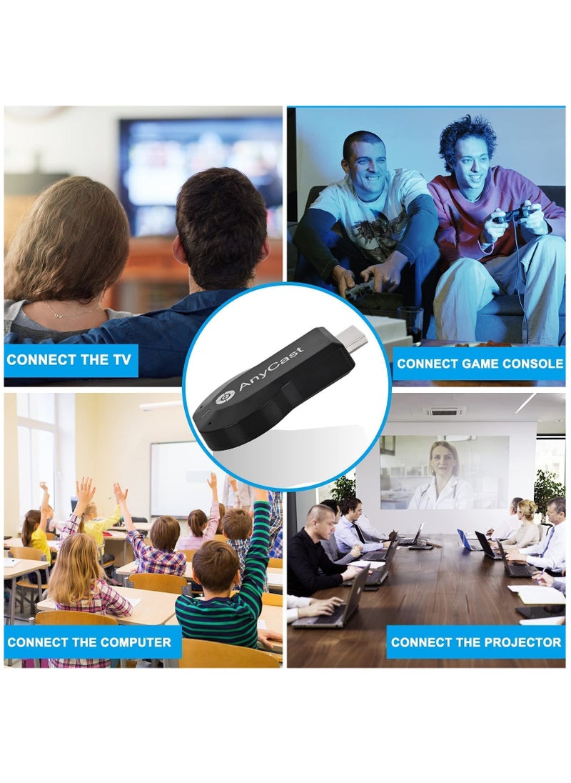KASTWAVE - Anycast HDMI Wireless Display Adapter - WiFi 1080P Mobile Screen Mirroring Receiver Dongle to TV/Projector Receiver Support Windows Android Mac iOS - Image 1