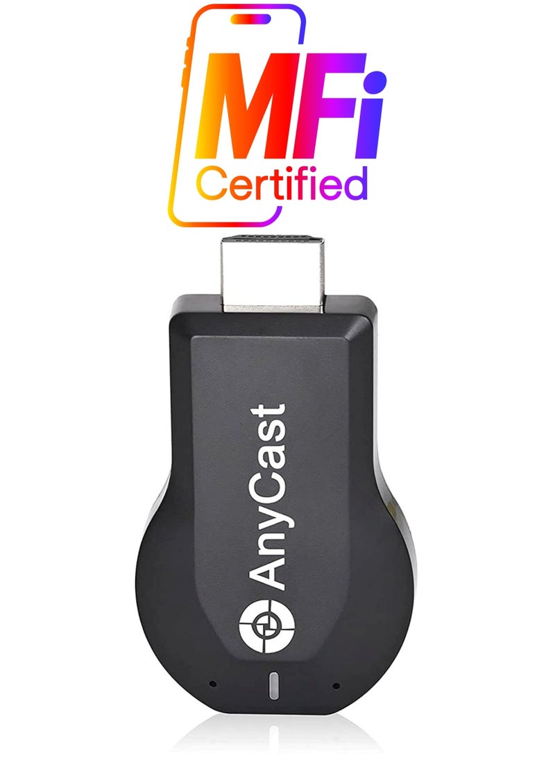 KASTWAVE - Anycast HDMI Wireless Display Adapter - WiFi 1080P Mobile Screen Mirroring Receiver Dongle to TV/Projector Receiver Support Windows Android Mac iOS - Image 1