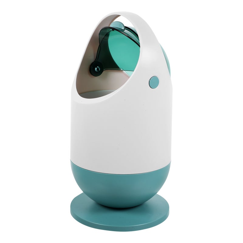 Trash Can Small Wastebasket Desktop Garbage Bin Container Bathroom Countertop Garbage Basket - Image 1