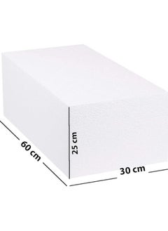 Large Styrofoam Blocks for Project (White,25cm)