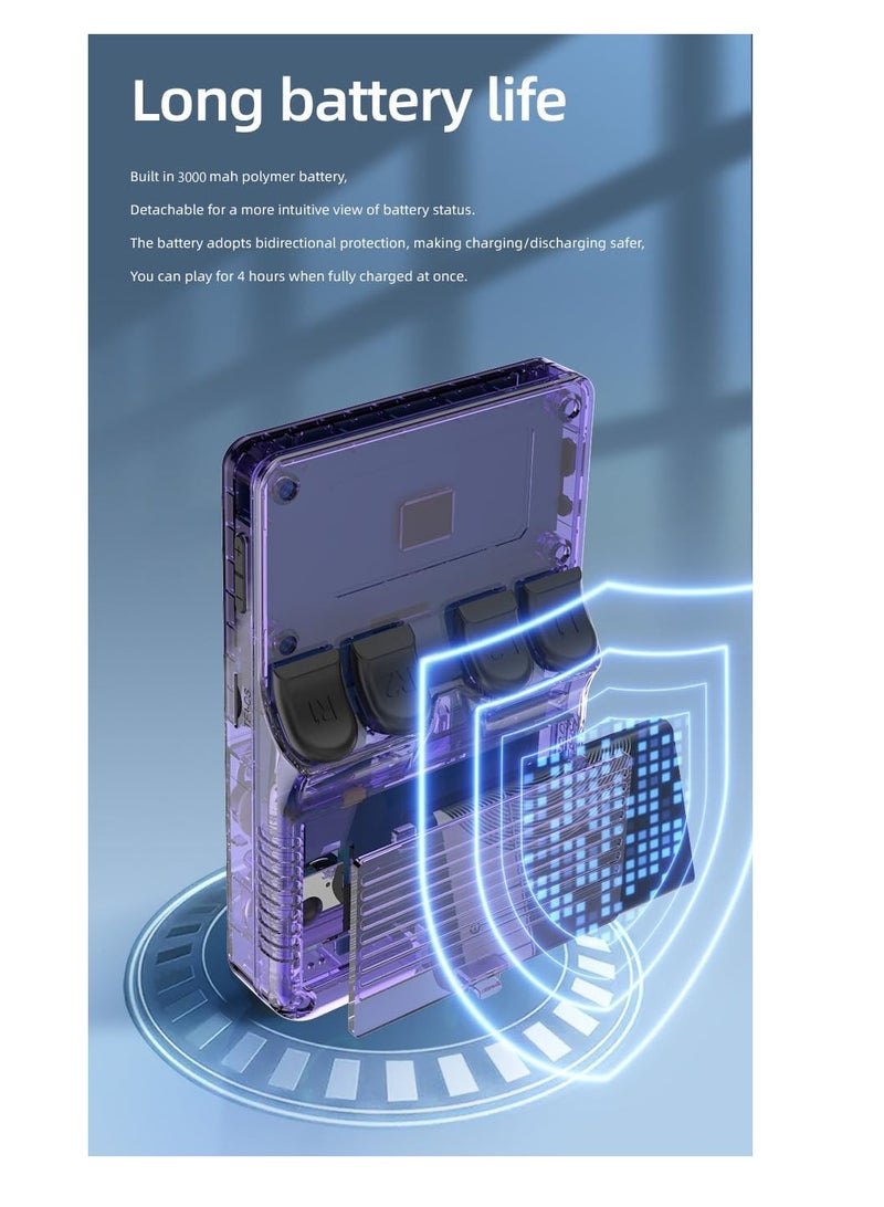 بلو فاير جهاز ألعاب محمول R36S سعة 64 جيجابايت – شاشة IPS بحجم 3.5 إنش، عصا تحكم مزدوجة ثلاثية الأبعاد، معالج RK3326 بسرعة 1.5GHz، بطارية 3000 مللي أمبير، نظام لينكس، يدعم التوصيل بالشاشة عبر OTG – جهاز ألعاب كلاسيكية محمول للبالغين - Image 5