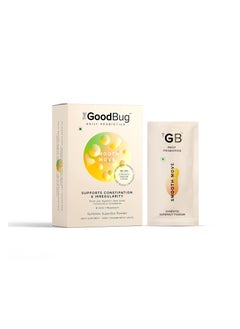 The Good Bug Smooth Move SuperGut Powder 1 Billion CFU of Clinically Proven Strains Pre With Probiotic, Nutrients Eases Constipation - 30 Days Pack  - Image 1