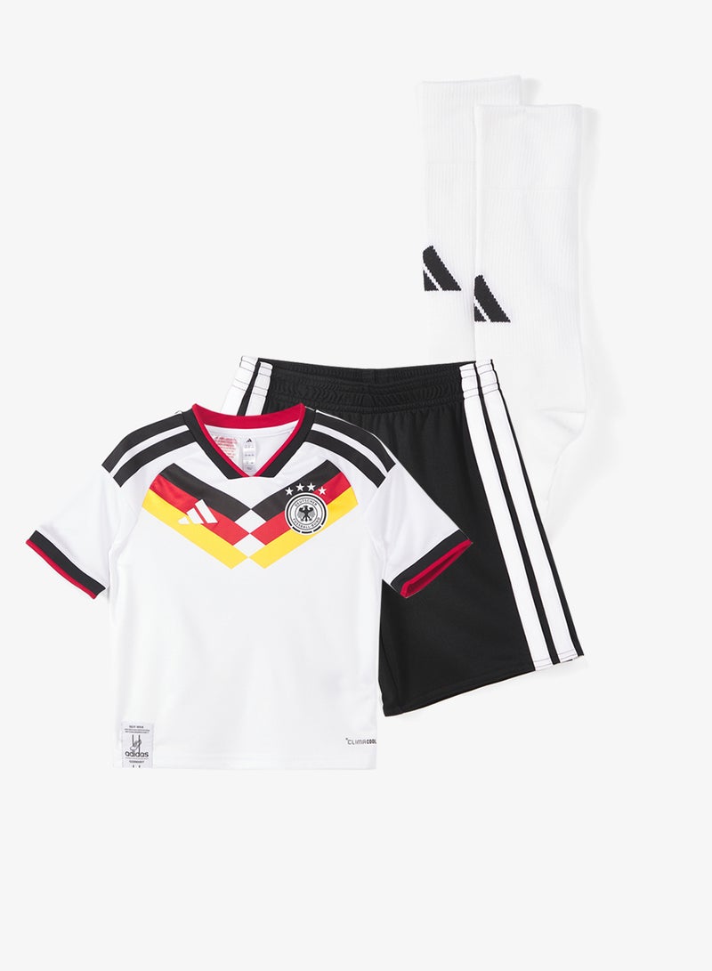 Adidas Kids Germany 26 Home Replica T-Shirt Set - Image 1
