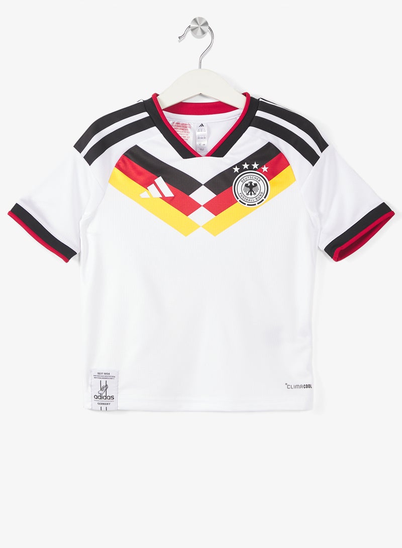 Adidas Kids Germany 26 Home Replica T-Shirt Set - Image 2