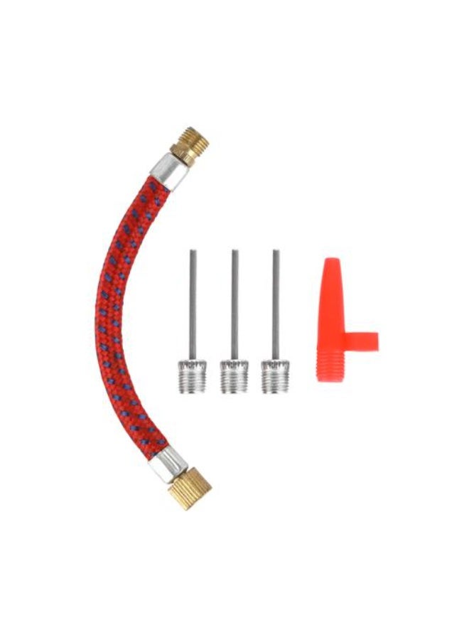 Epsilon Inflating Needles EPSP1424 - Universal Valve Adapter Set for Standard Air Inflators - Durable Metal Needles for Car Tires, Bicycle Wheels, Balls, Swimming Tubes & Inflatable Toys - Red - Image 1