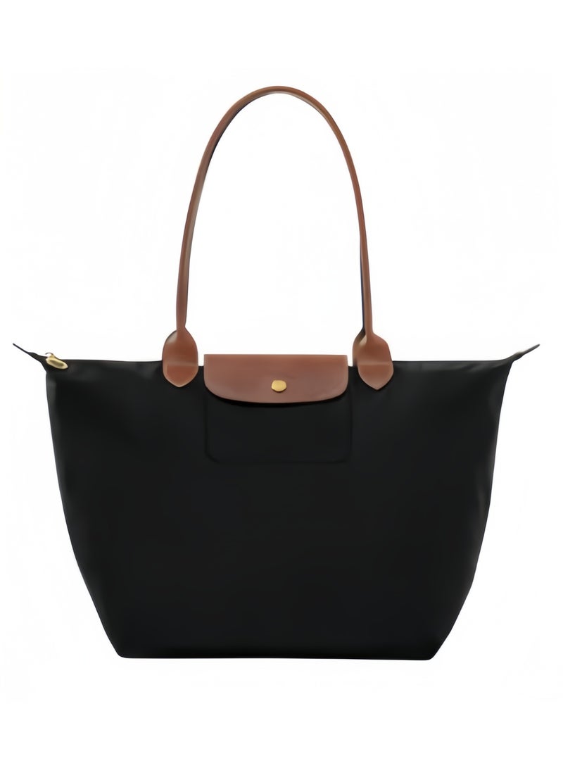 Longchamp Women's Medium Handbags, Tote Bags, Shoulder Bags, Forest Black Classic Style - Image 1