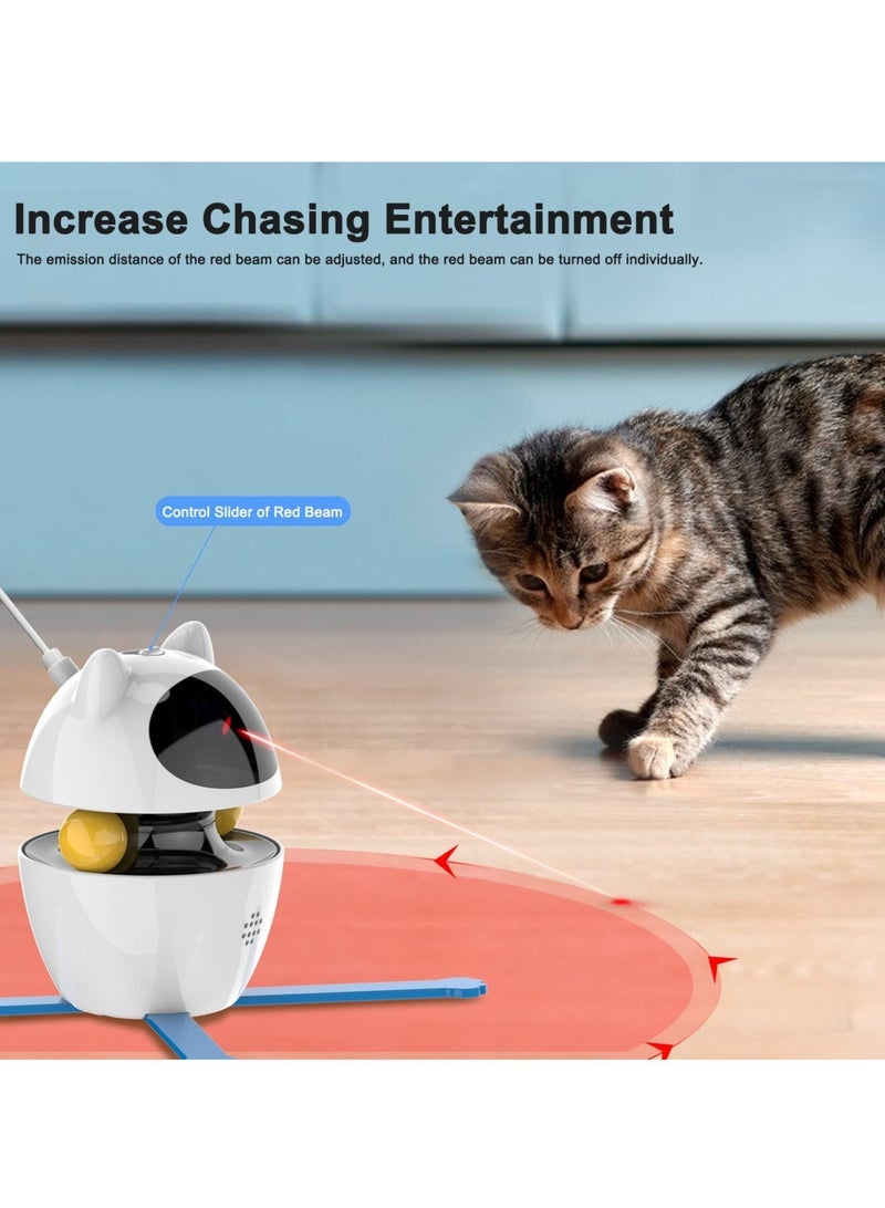 general Cat Toys for Indoor Cats: Rechargeable Automatic Interactive Cat Toy - Electric Robotic Kitten Feather Toys - Adjustable Laser Angle for Exercise, Play Alone, Chasing 5.0 - Image 5