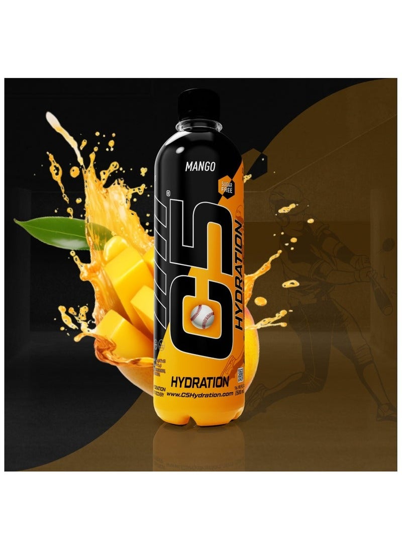 C5 Hydration Drink 500ML Mango Pack of 12 - Image 5