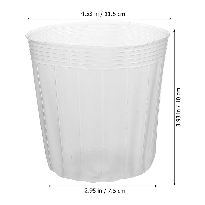 40 Pcs 3.5 Inch Plastic Nursery Pots Small Planters For Seedlings Indoor Gardening - Image 3