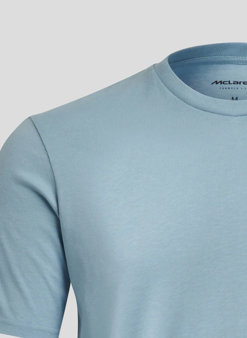Mclaren Dusty Blue MCLAREN MENS MONACO SLOGAN T-SHIRT for Men | Best Price UAE