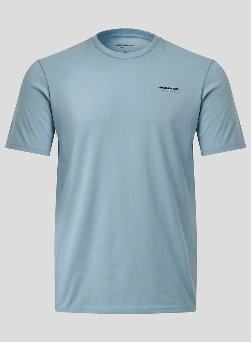 Mclaren Dusty Blue MCLAREN MENS MONACO SLOGAN T-SHIRT for Men | Best Price UAE